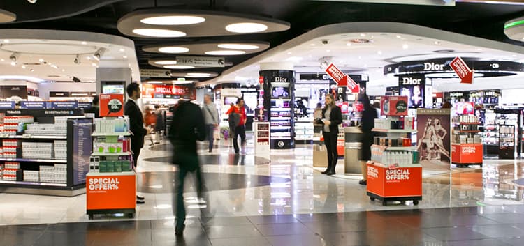 duty-free shopping Lisbon airport Portugal