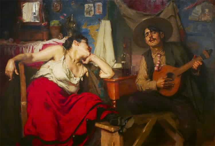 Fado painting Portugal