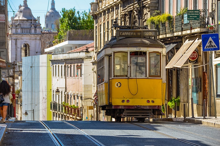 Lisbon tram Portugal