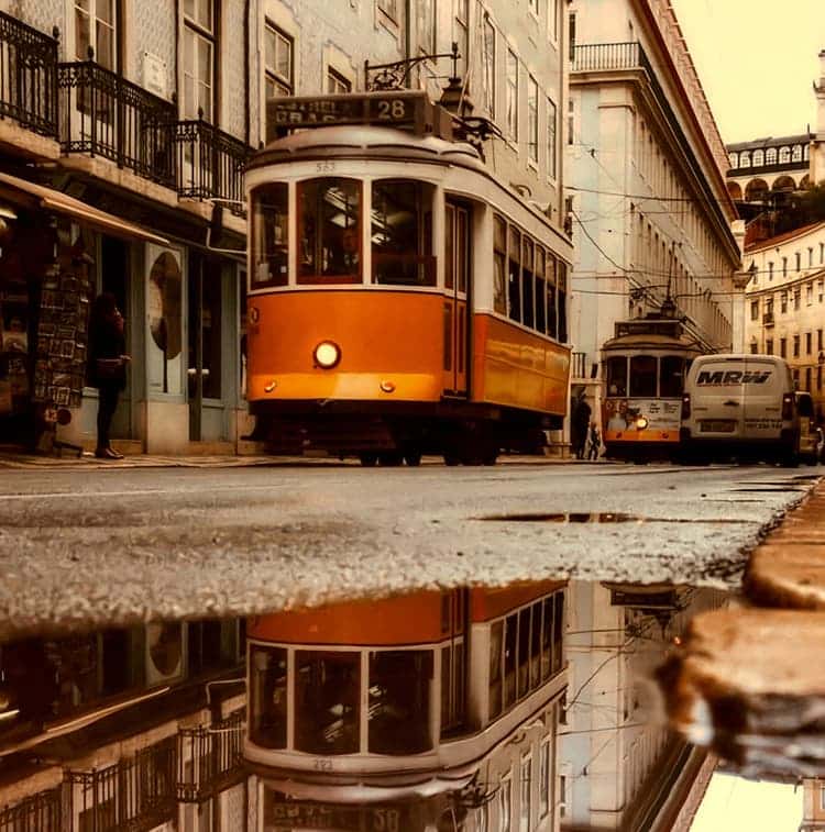 winter in Lisbon Portugal