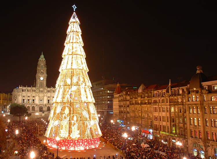 Christmas in Porto Portugal