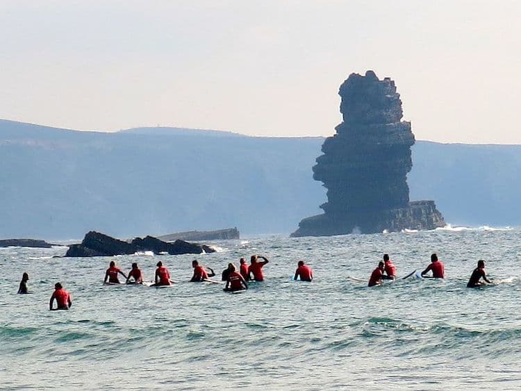 Arrifana beach Surfing