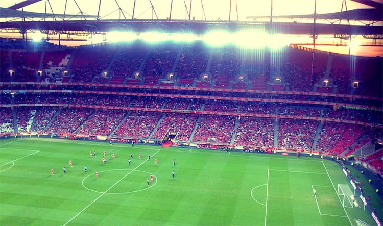 football game Benfica Lisbon Portugal