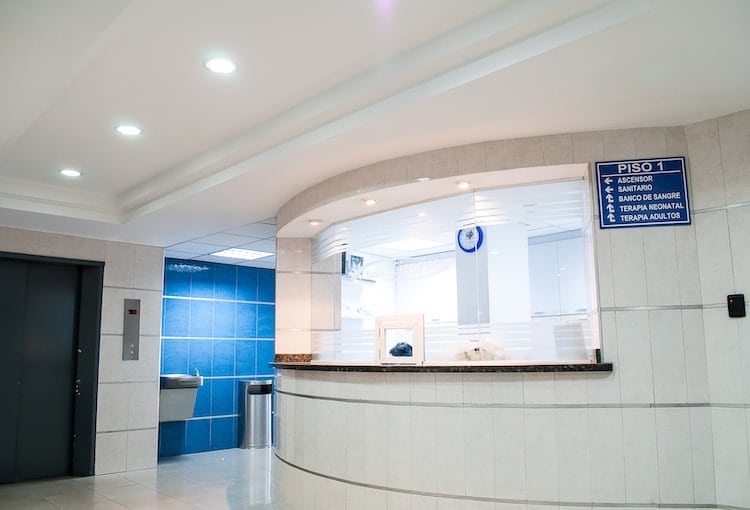 hospital reception