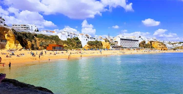 Rocamar beach Albufeira Portugal