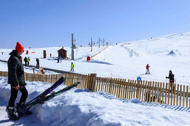 skiing Serra da Estrela Portugal