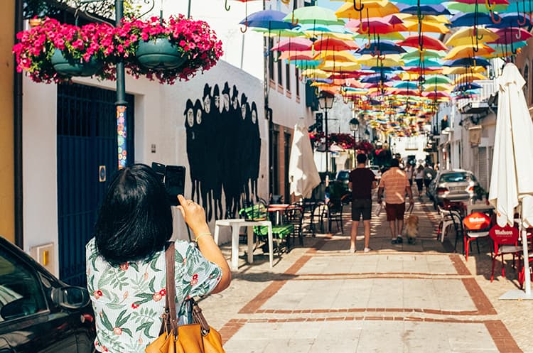 umbrellas Agueda Portugal