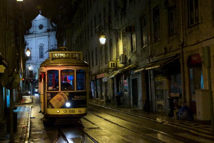 Cable Car in Lisbon