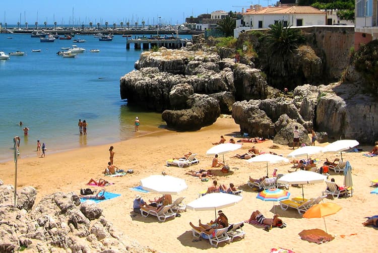 Cascais beach Portugal