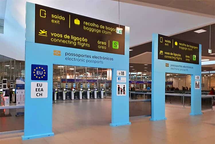 e-passport control Portugal