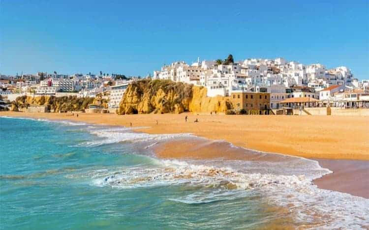 Faro beach Portugal