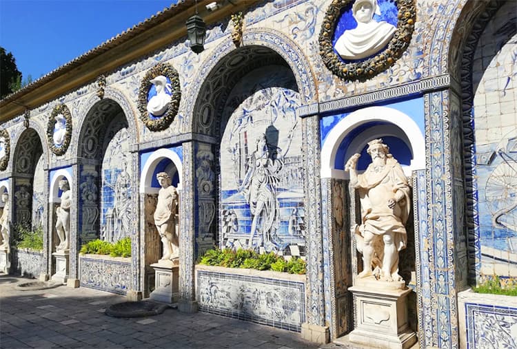 Fronteira Palace tiles Lisbon Portugal