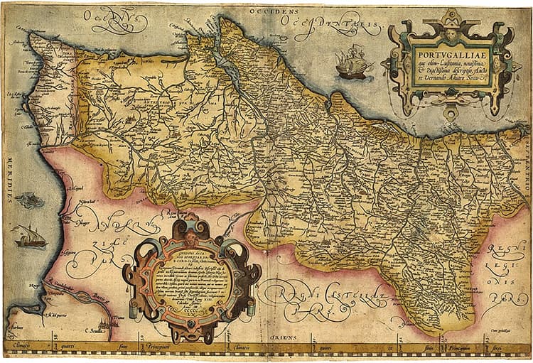 A Large, Detailed Map Of Portugal With All Islands, Regions And