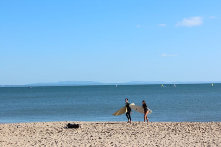 Praia da rainha in Cascais