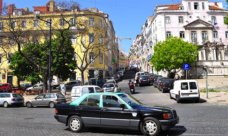 taxi Lisbon Portugal