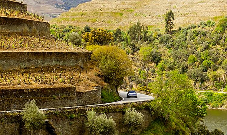 driving Douro Valley Portugal