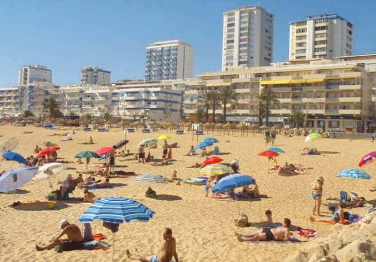 Quarteira beach Portugal