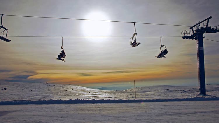 ski lifts Serra da Estrela Portugal