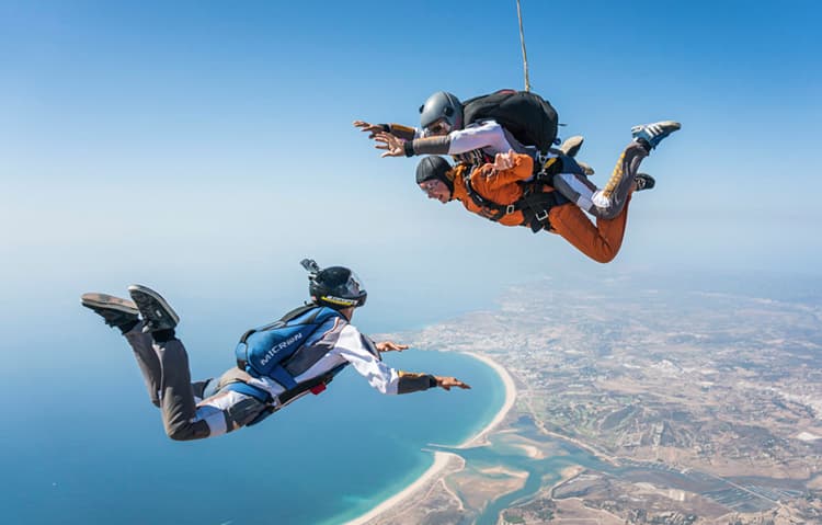 skydive Alvor Portugal
