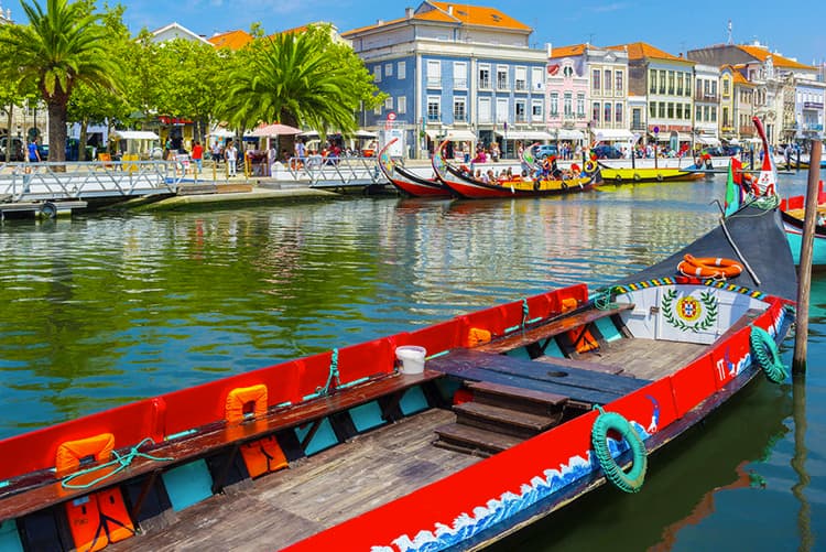 Aveiro Moliceiro boat Portugal