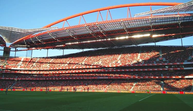 Benfica football game Lisbon Portugal