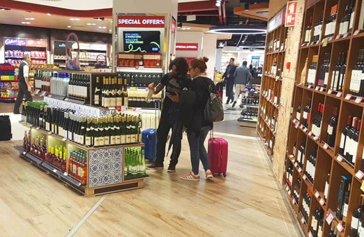 duty free wine Portugal