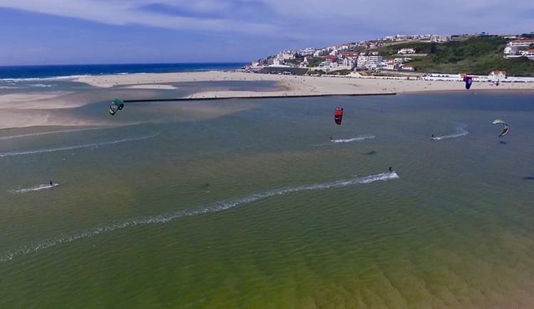 kite surfing Obidos Portugal