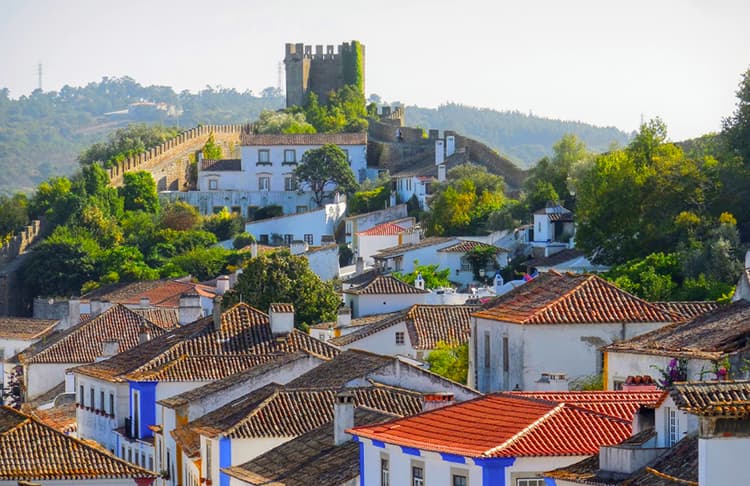 Obidos castle village