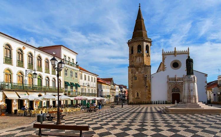 Republic square Tomar Portugal