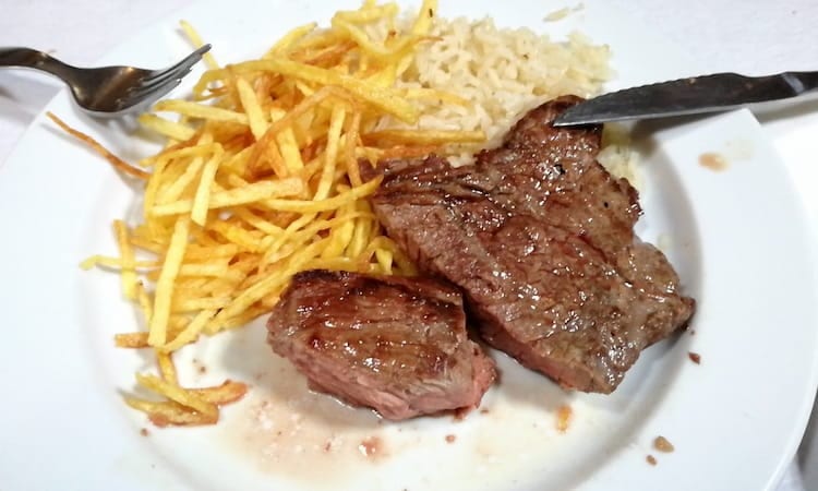 Portuguese Steak With Fries