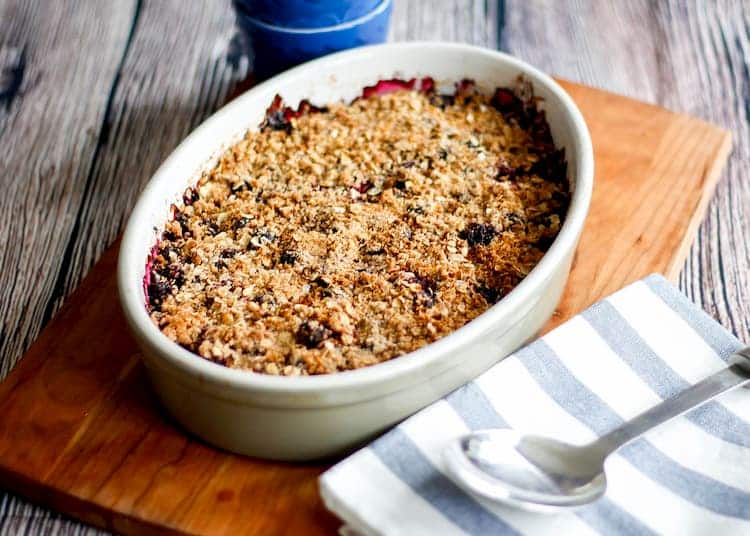 crumble british food