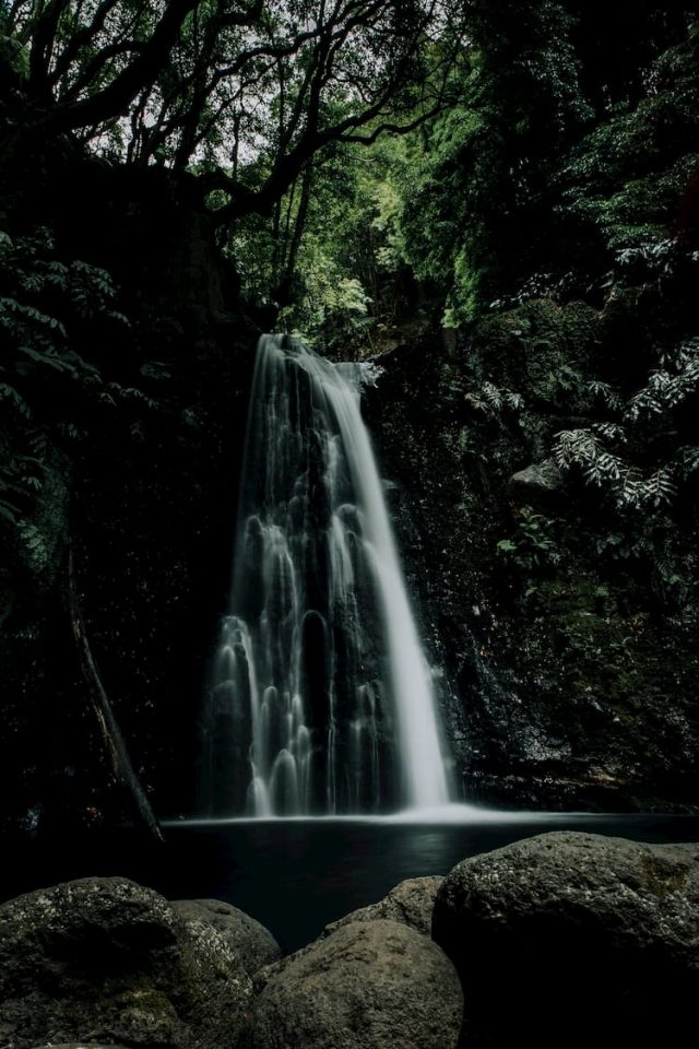 waterfall Azores