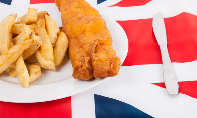 fish chips british food