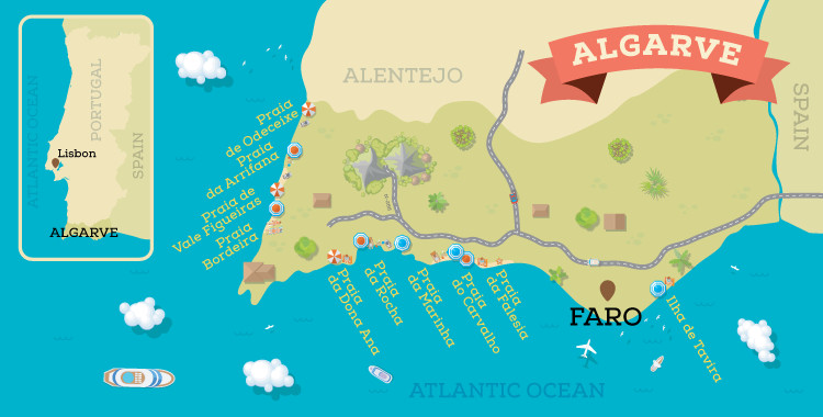 map-best-algarve-beaches